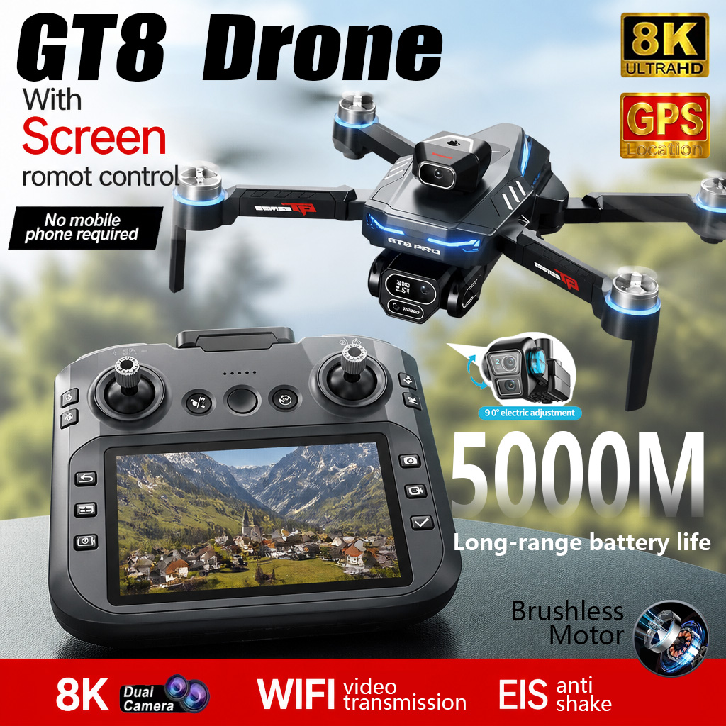 Drone Mapping - Nieuwe GT8 Drone Professionele 8K Dual