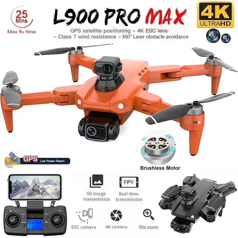 L900 Pro MAX GPS-drone 4K Prof - Drone Mapping recensie en prijs