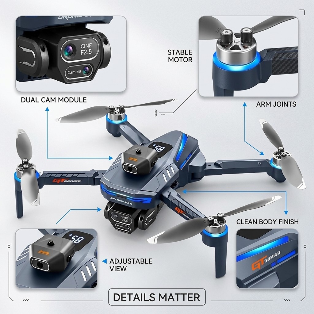 Nieuwe GT8 Drone Professionele - Drone Mapping recensie en prijs